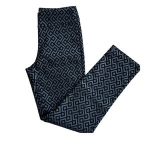 KRAZY LARRY black/ shinny charcoal,size 0, EUC